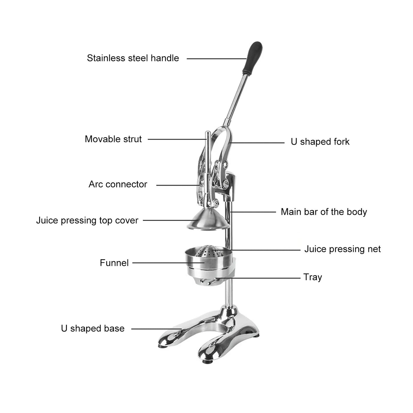 HealthySqueeze Pro Press Juicer